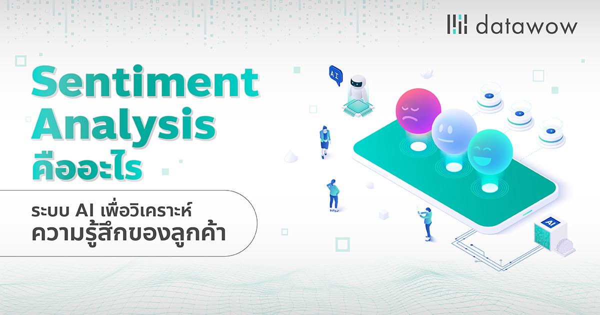 Sentiment Analysis คืออะไร ระบบ AI เพื่อวิเคราะห์ความรู้สึกของลูกค้า