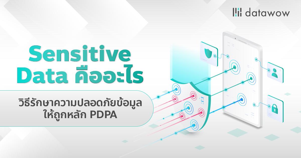 Sensitive Data คืออะไร วิธีรักษาความปลอดภัยข้อมูลให้ถูกหลัก PDPA