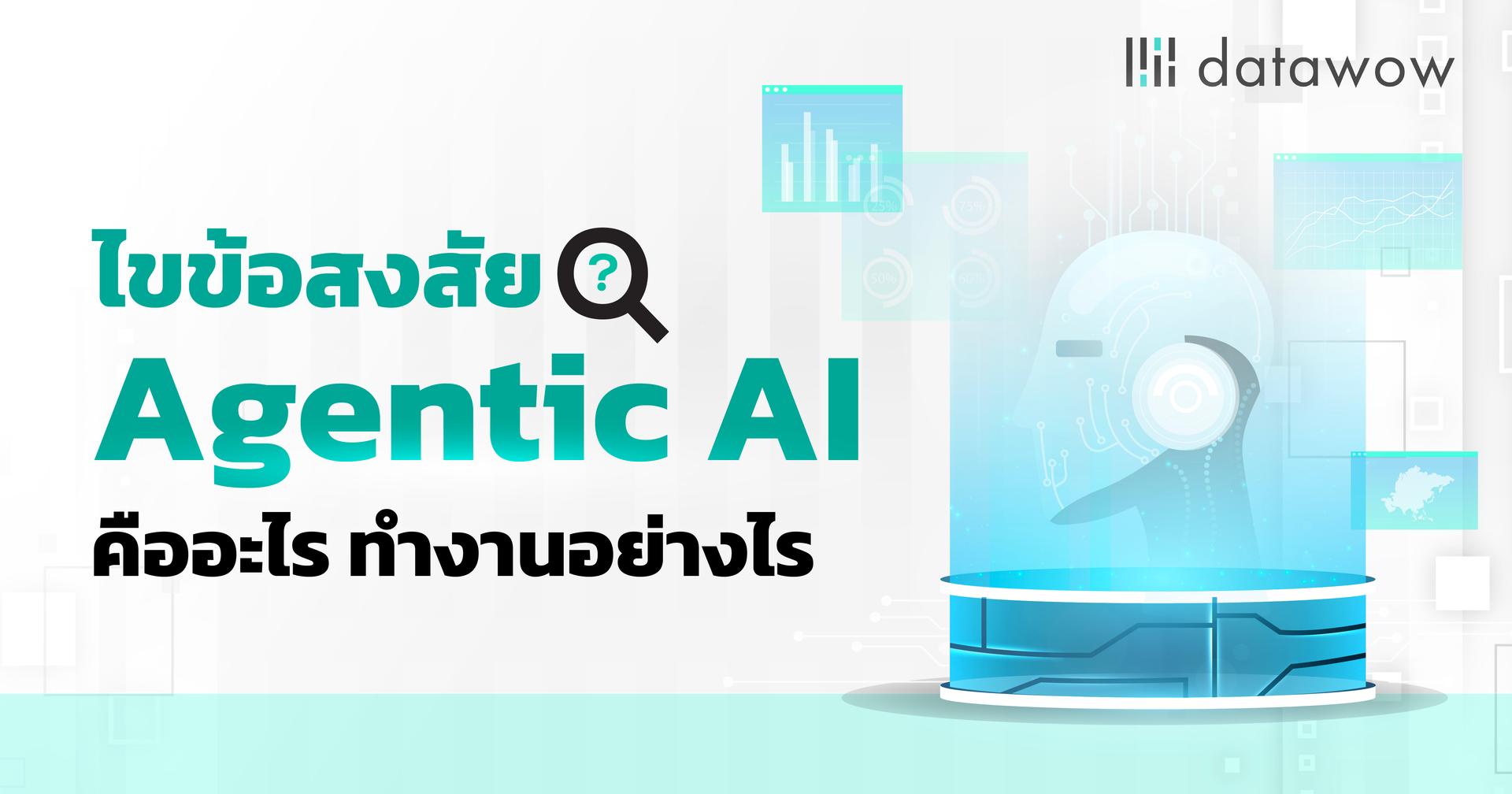 ไขข้อสงสัย Agentic AI คืออะไร ทำงานอย่างไร